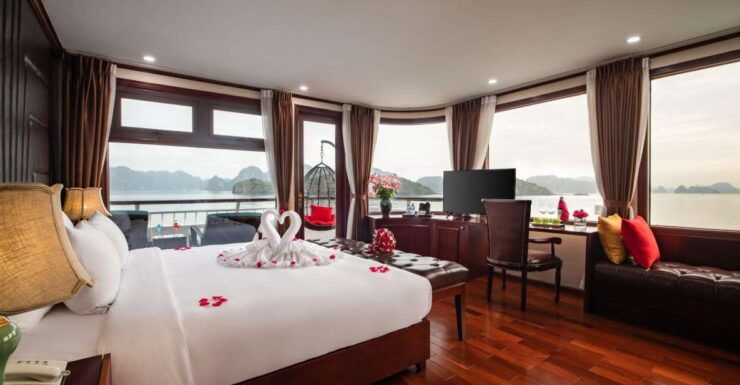 Overnight Halong Bay Luxury 5 Stars Cruise With Full Meals - Experience Highlights on the Cruise