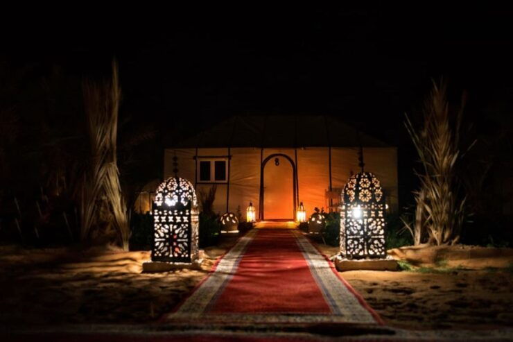 Overnight in Luxury Tent in Desert Camp Erg Chebbi Merzouga - Tent Accommodations