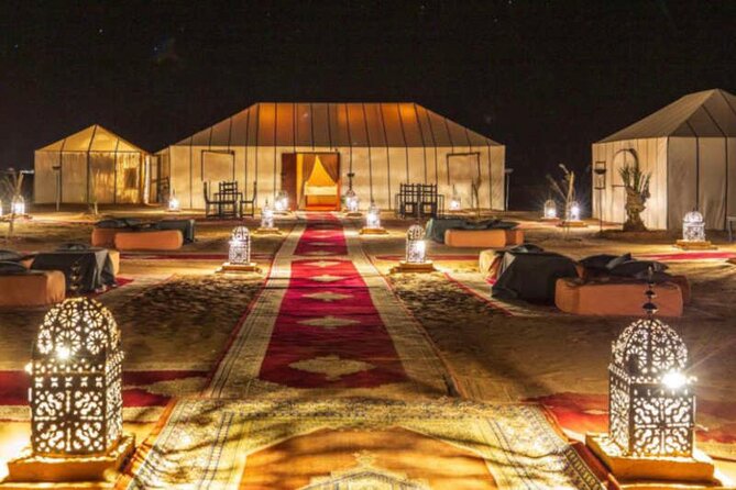 Overnight in Marrakech Desert Camp Camel Trekking All Inclusive - Accommodation Information
