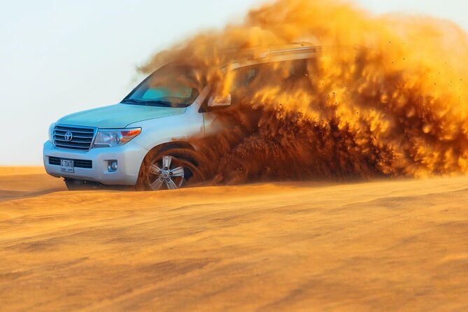 Overnight Red Dunes Desert Safari - Dune Bashing, BBQ Dinner & Morning Breakfast - Exciting Activities Included