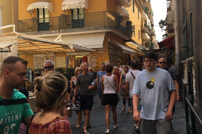 Overview Stop of Positano With Free Time in Sorrento&2hrs Pompeii - Important Directions
