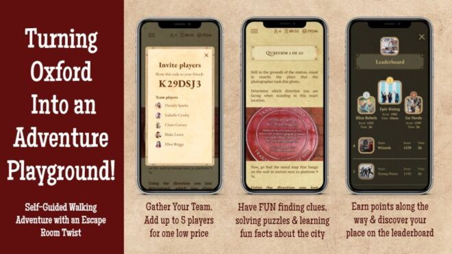 Oxford: Self Guided City Walk and Interactive Treasure Hunt - Inclusions