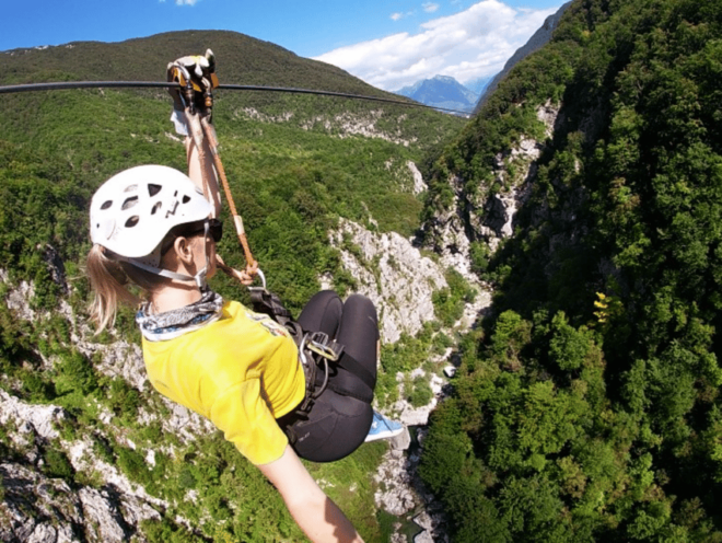 Package: Soča Rafting and Europe's Longest Zipline Adventure - Zipline Adventure