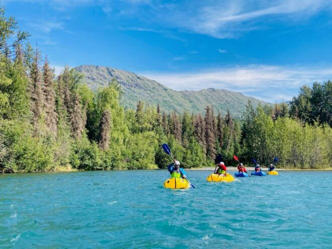 Packrafting Kenai River - Cooper Landing Departure - Highlights