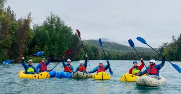 Packrafting Kenai River - Cooper Landing Departure - Safety Measures During the Activity