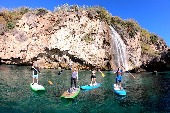 Paddle Surf Route Cliffs Nerja and Cascada De Maro Snorkel - Paddle Surfing Along the Cliffs of Nerja