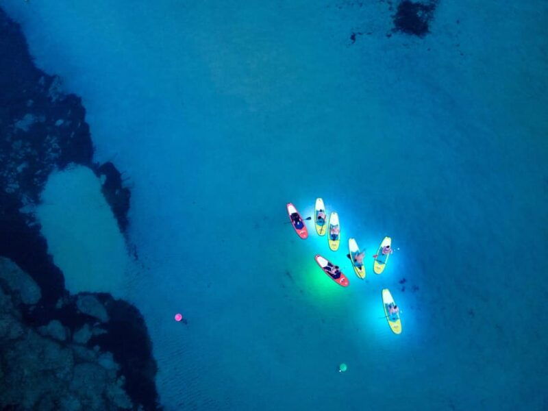 Paddle Surf With Led Lights at Sunset in Menorca - Good To Know