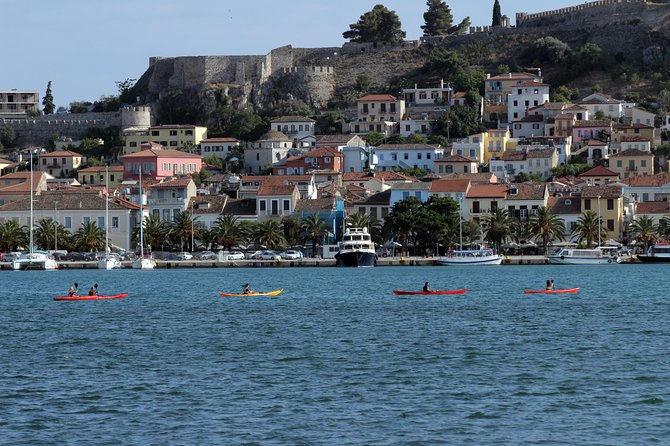 Paddle Under the Castles Palamidi, Akropoli of Argos, Bourtzy Island - Booking Information