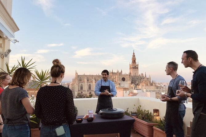 Paella Cooking Class on Rooftop With Sevilles Cathedral View - Pricing and Booking