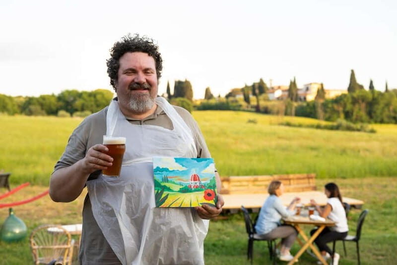 Paint and Drink Florentine Hills - The Setting: An Artistic Oasis in the Tuscan Hills