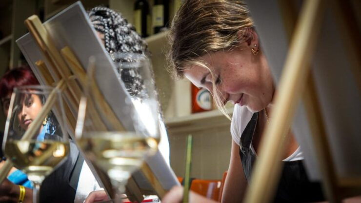 Paint and Sip at The YellowSquare Hostel - Event Overview