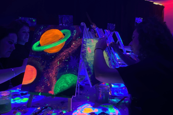 Paint and Sip in the Dark at Rembrandt Van Wine Amsterdam - Booking and Cancellation