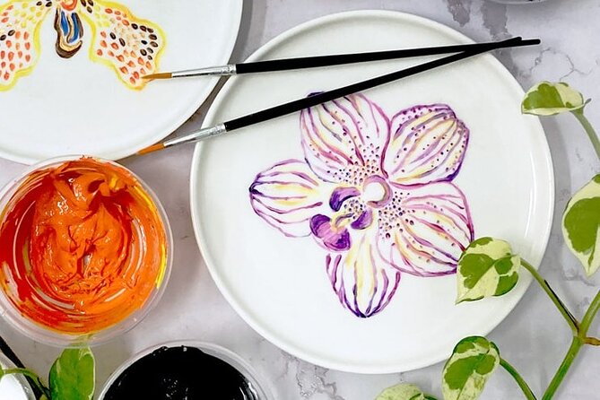 Paint Beautiful Orchids on Your Ornamental Ceramic Dish - Materials Needed for Painting Orchids