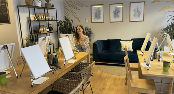 Paint & Sip: Paint and Wine Workshop With Welcome Drink - Creative Welcome Drink