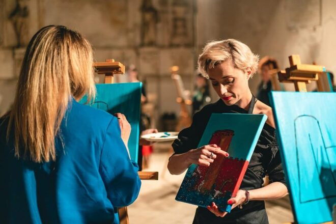 Paint & Sip: Unleash Your Creativity, One Glass at a Time! - Meet Your Professional Painter