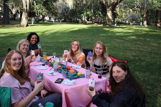 Paint Tiny Canvases in Forsyth Park - What to Expect: A Relaxed, Guided Art Session