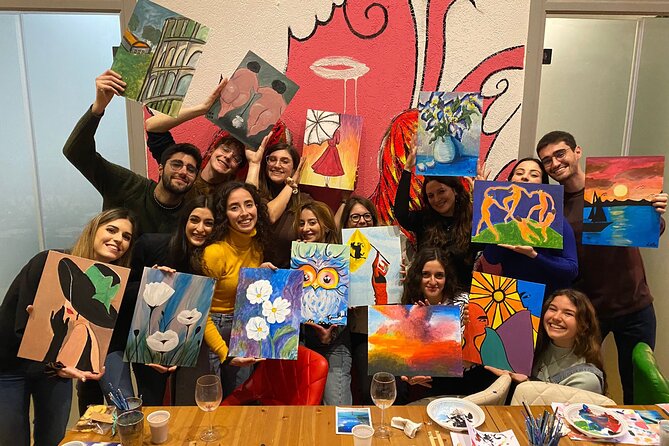 Paint & Wine Experience in Piazza Navona - Flexible Cancellation Policy for Peace of Mind
