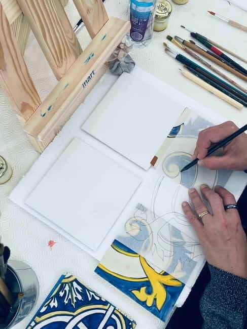 Paint Your Tile and Create Your Unique Piece in an Art Gallery in Lisbon - The Creative Process: From Sketch to Finished Tile