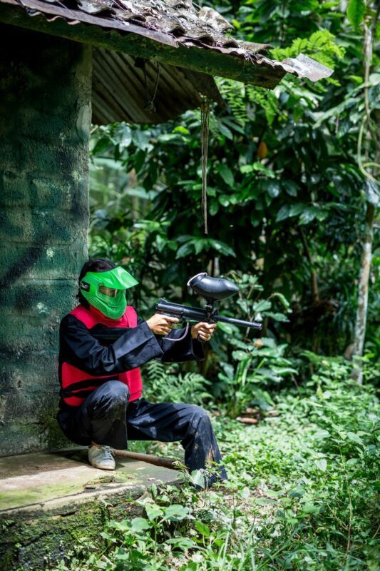 Paintball Experience in Ubud Bali with Optional Rafting or Quad Bike - Getting ready at the field
