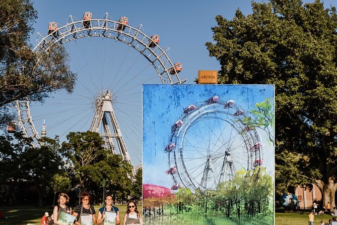 Painting Activity and Vienna Giant Wheel Experience - What to Expect