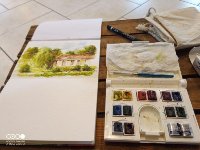 Painting and Gastronomy Experience at the Gates of Giverny - Description