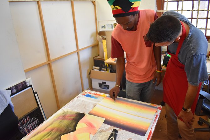 Painting & Drawing Jam With an Artist Activist W/ Kids Add-On - Materials and Techniques Used