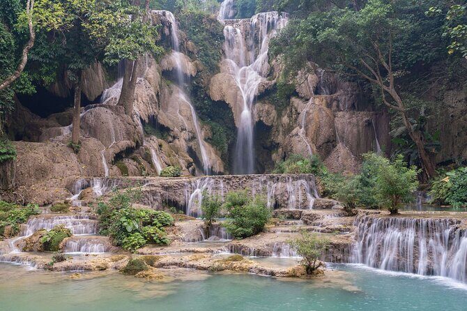 Pak Ou Caves and Kuang Si Waterfall Shared Minivan Group Trip - The Sum Up