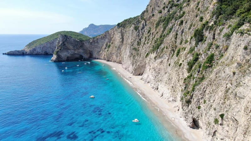 Paleokastritsa: Paradise, Yali Beach & Blue Caves Boat Tour - The Secluded Paradise Beach (Chomi)