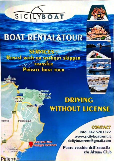 Palermo: Boat Tour to Mondello - Isola Delle Femmine - Important Information