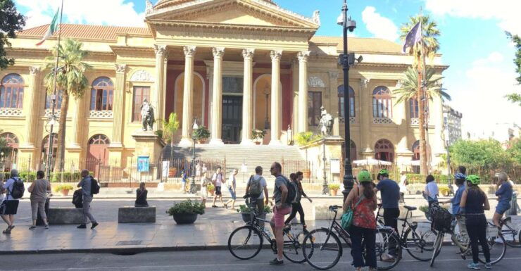 Palermo: Historic Center Guided Bike Tour With Food Tasting - Tour Overview