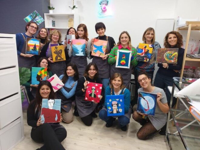Palermo: Paint and Sip - Create a Painting and Sip Good Wine - Activity Highlights
