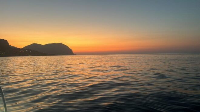 Palermo: Sunset Capo Gallo Private Boat Tour With Snacks - Sailing Route