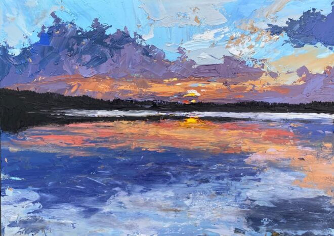 Palette Knife Painting Class Florence - Materials Provided