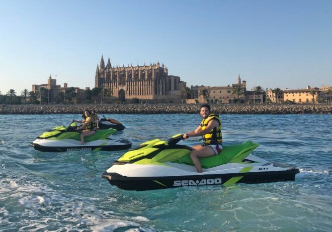 Palma De Mallorca: Jetski Tour to Palma Cathedral - Tour Description