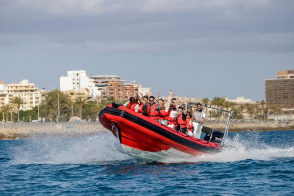 Palma De Mallorca: Sightseeing Speedboat Tour With Pickup - Weather and Cancellation Policy