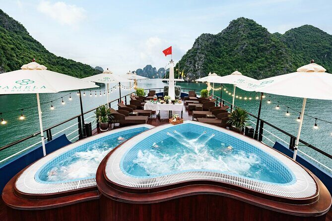 Pamela Halong Bay 5 Star Cruise with Jacuzzi Pool and Transfer - The Experience in Detail: What to Expect