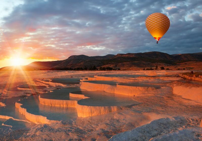 Pamukkale Day Tour from Antalya with Optional Hot Air Balloon Ride - Sunrise over Pamukkale, by balloon or from the ground