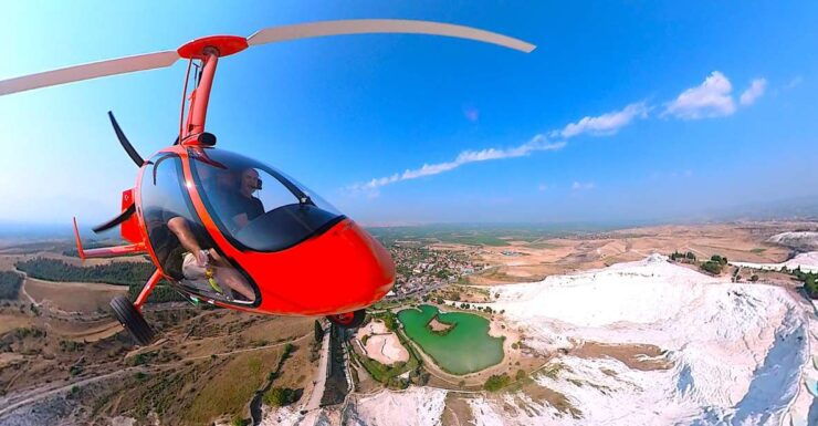 Pamukkale: Gyrocopter Tour Over the Travertines & Hierapolis - Experience Highlights