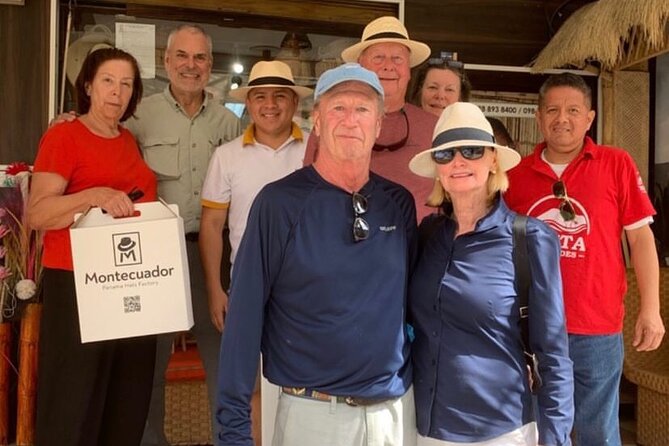 Panama Hat Maker, Artisan Goods, Museum, Beachfront Local Cuisine. SHORE TOUR - Panama Hat History