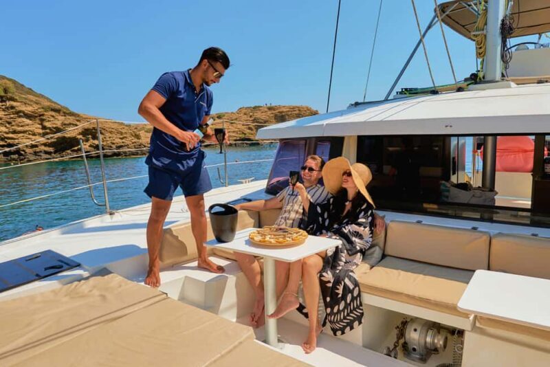 Panormo Catamaran Cruise: Swim, Snorkel & Gourmet Lunch - Mediterranean Lunch: A Feast on the Water