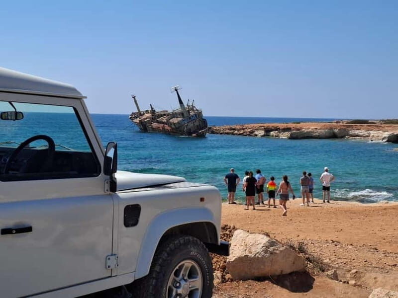 Paphos :Akamas Jeep Safari with cruise to the Blue Lagoon - Visiting the Baths of Aphrodite and Traditional Villages
