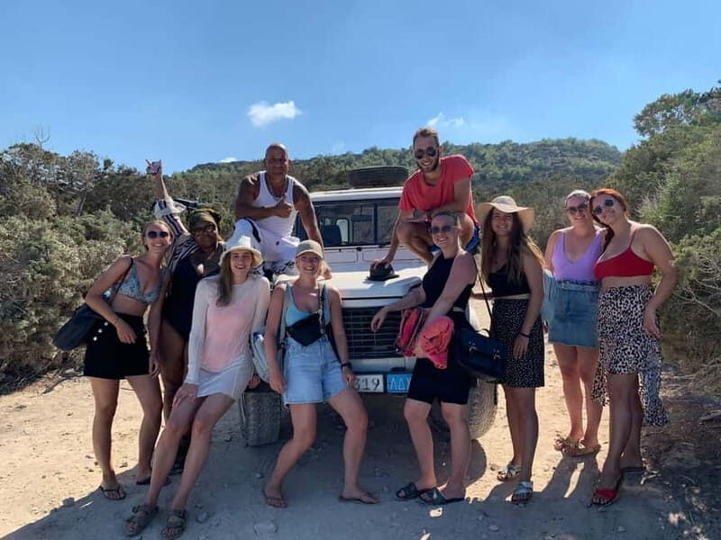 Paphos: Avakas Gorge & Turtle Bay Jeep Tour with Donkey Farm - Transportation and Group Size