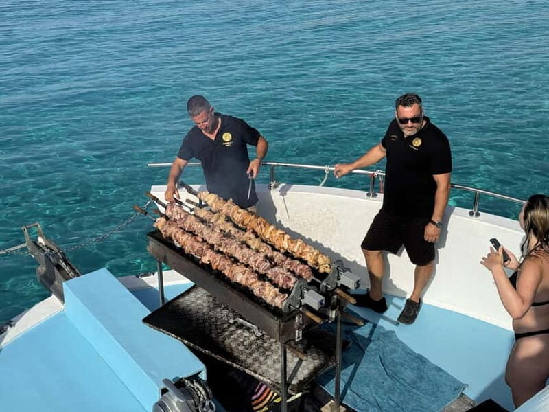 Paphos: Blue Lagoon Sunset Cruise, BBQ & Wine + Water Slide - The Sum Up