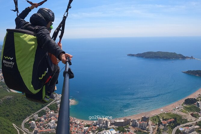 Paragliding in Budva - Meeting and End Points