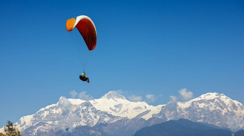 Paragliding in Pokhara with Hotel Transfers - Getting ready for takeoff