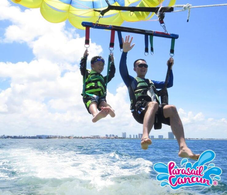 Parasail With Transportation in Playa Mujeres Zone - Activity Duration and Guides