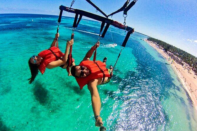 Parasailing above Turquoise Ocean Waters in Montego Bay - Good To Know