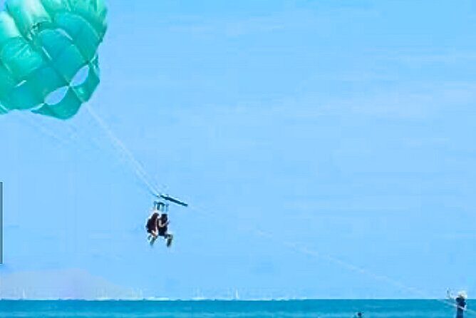 Parasailing above Turquoise Ocean Waters in Montego Bay - The Experience of Parasailing in Montego Bay