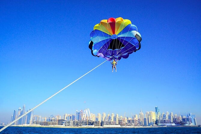 Parasailing In Dubai Harbour - End Point