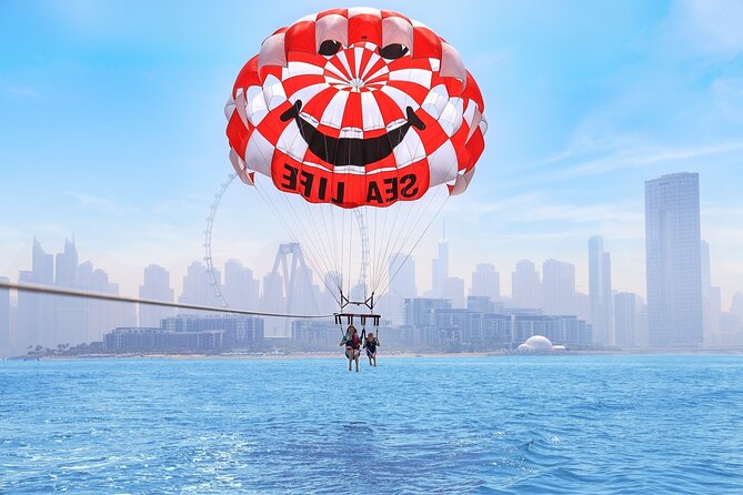 Parasailing in Dubai : Palm Jumeirah View and JBR Beach View - Whats Included and Meeting Point